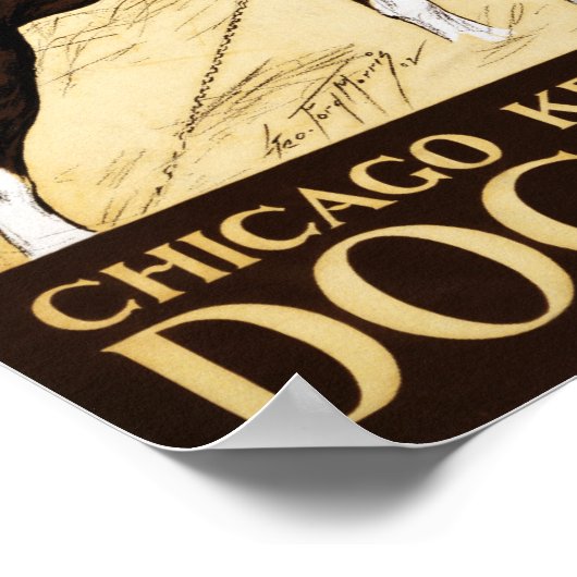 Hundeschau Poster (Ecke)