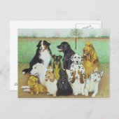 Hundeschau Postkarte (Vorne/Hinten)