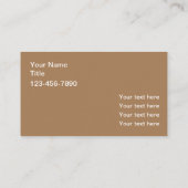 Hundeschema für Haustiere Visitenkarte (Rückseite)