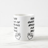 Hundeschenk von Gott Funny Mug oder Reisemugge Kaffeetasse (Mittel)