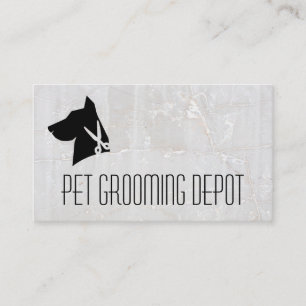 Hundescheren-Logo Tierpflege Visitenkarte