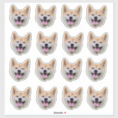 Hundeschild, Hundeschenkgeschenke, Gesichtsmaske Aufkleber (Blatt)