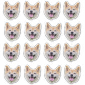 Hundeschild, Hundeschenkgeschenke, Gesichtsmaske Aufkleber (Vorderseite)