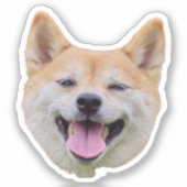 Hundeschild, Hundeschenkgeschenke, Gesichtsmaske Aufkleber (Vorderseite)