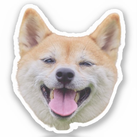 Hundeschild, Hundeschenkgeschenke, Gesichtsmaske Aufkleber (Vorderseite)