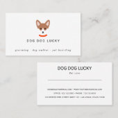 Hundeschild Visitenkarte (Vorne/Hinten)