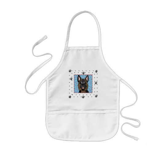 Hundeschirme und Geschenke Kinderschürze (Vorne)