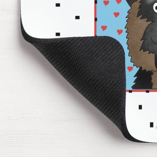 Hundeschirme und Geschenke Mousepad (Ecke)