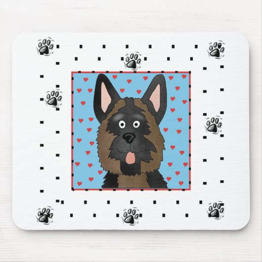 Hundeschirme und Geschenke Mousepad (Vorne)