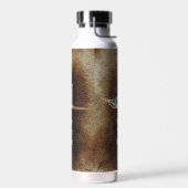 Hundeschlitten auf Karibufell Trinkflasche (Links)
