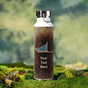 Hundeschlitten auf Karibufell Trinkflasche