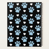 Hundeschlitten, blaue Pfauen, weiße Herzen, Ihr Na Planer (Rückseite)