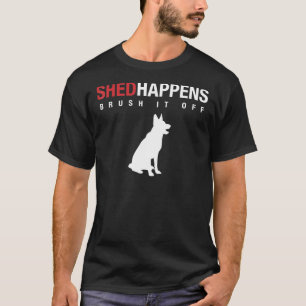 Hundeschlitten der deutschen Schäferhunde bringen  T-Shirt
