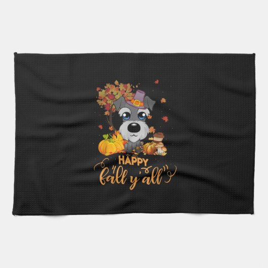 Hundeschlitten Erntedank Geschirrtuch (Horizontal)