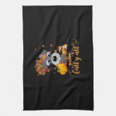 Hundeschlitten Erntedank Geschirrtuch (Vertikal)