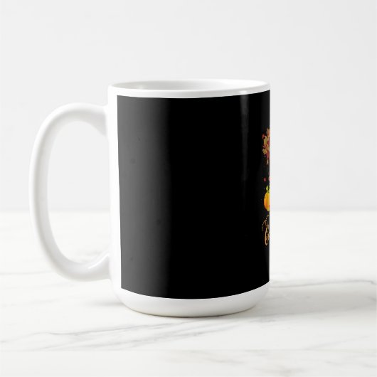 Hundeschlitten Erntedank Kaffeetasse (Links)