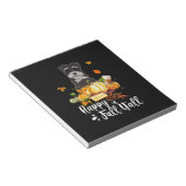 Hundeschlitten Erntedank Notizblock (angewinkelt)