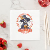 Hundeschlitten - Paws and Potions Magische Elixer. Serviette (Beispiel)