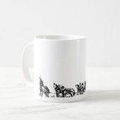 "Hundeschlitten-" Tasse (Vorderseite Links)