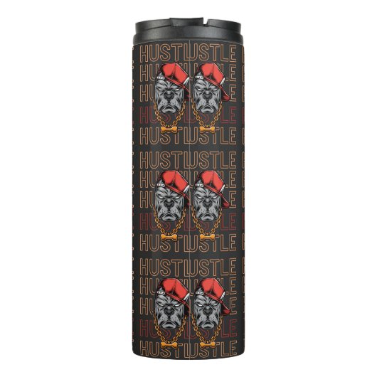 Hundeschlitten Thermosbecher (Rückseite)