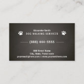 Hundeschlittendienste Visitenkarte (Rückseite)