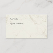 Hundeschlittenfahrkarte Terminkarte (Rückseite)