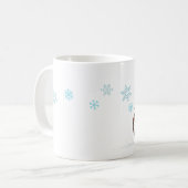 Hundeschlittenfahrrad mit Niedlichem Eichhörnchenu Kaffeetasse (Vorderseite Links)