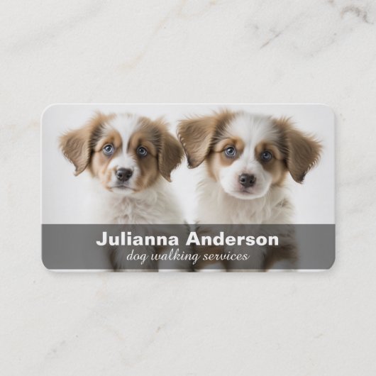 Hundeschlittenfahrt / Visitenkarte (Vorderseite)