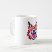 Hundeschlittenliebhaber Kaffeetasse (Vorderseite Links)