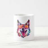 Hundeschlittenliebhaber Kaffeetasse (Mittel)