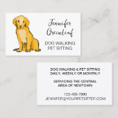 HundeschlittenVisitenkarte Visitenkarte (Vorne/Hinten)