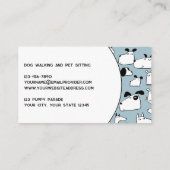 HundeschlittenVisitenkarte Visitenkarte (Rückseite)