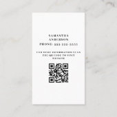 HundeschlittenVisitenkarte Visitenkarte (Rückseite)