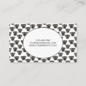 HundeschlittenVisitenkarte Visitenkarte (Rückseite)