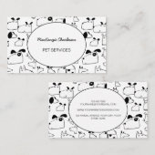 HundeschlittenVisitenkarte Visitenkarte (Vorne/Hinten)