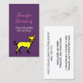 HundeschlittenVisitenkarte Visitenkarte (Vorne/Hinten)
