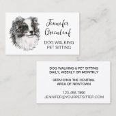 HundeschlittenVisitenkarte Visitenkarte (Vorne/Hinten)