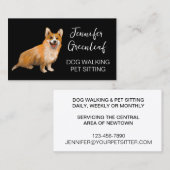 HundeschlittenVisitenkarte Visitenkarte (Vorne/Hinten)