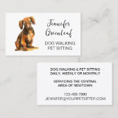 HundeschlittenVisitenkarte Visitenkarte (Vorne/Hinten)