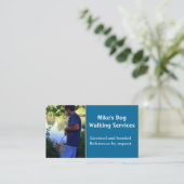 HundeschlittenVisitenkarte Visitenkarte (Stehend Vorderseite)