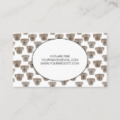 HundeschlittenVisitenkarte Visitenkarte (Rückseite)