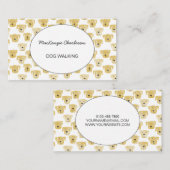 HundeschlittenVisitenkarte Visitenkarte (Vorne/Hinten)