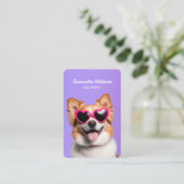 Hundeschlittenwanderung Klicken Sie auf die Visite Visitenkarte (Stehend Vorderseite)