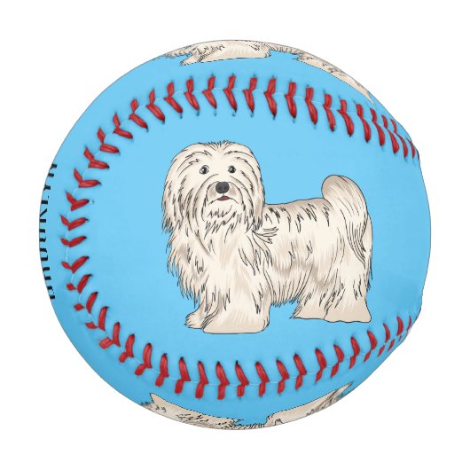 Hundeschmuck-Cartoon Baseball (Vorderseite Links)