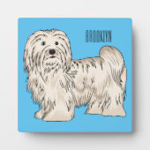 Hundeschmuck-Cartoon Fotoplatte (Vorderseite)