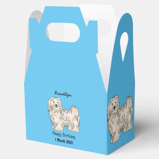 Hundeschmuck-Cartoon Geschenkschachtel (Geöffnet)