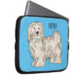 Hundeschmuck-Cartoon Laptopschutzhülle (Vorne Rechts)