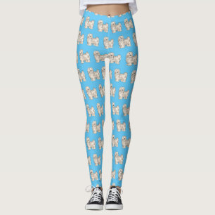 Hundeschmuck-Cartoon Leggings