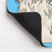 Hundeschmuck-Cartoon Mousepad (Ecke)