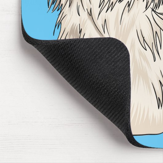 Hundeschmuck-Cartoon Mousepad (Ecke)